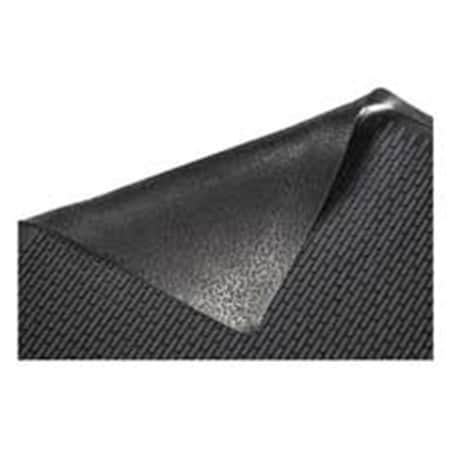 Dwellingdesigns Scraper Outdoor Mat- Rubber- Traps Dirt-Grime- 3ft.x5ft.- Black DW686622